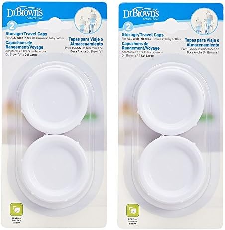 Dr Browns Options Travel Caps - 2 Pack (4 Caps) - Multipack
