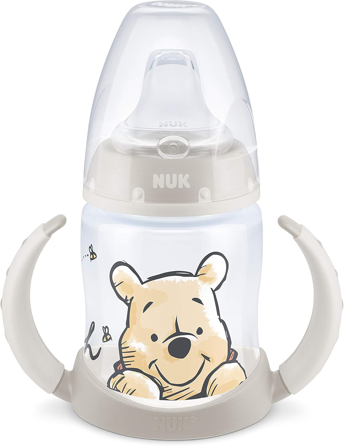 NUK First Choice+ Learner Cup Sippy Cup | 6-18 Months | Leak-Proof Silicone Spout | Anti-Colic Vent | BPA | 150ml