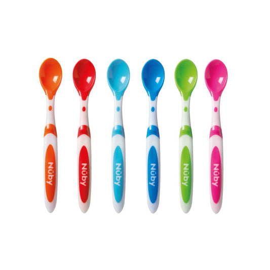 Nuby 6 Piece Fun Feeding Spoons