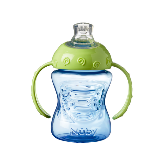 Nûby Leak-Proof No-Spill Drinking Cup Green 240 ml 6 Months